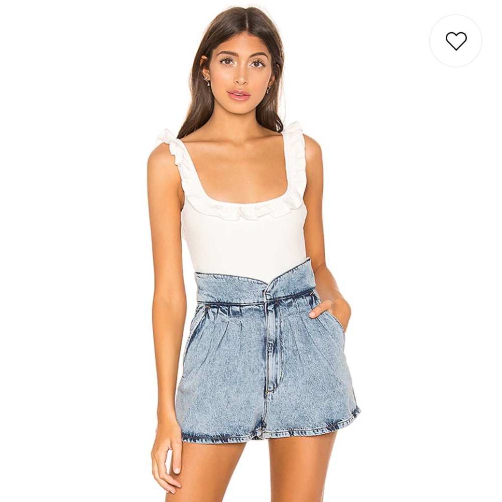 Privacy Please Sheila Bodysuit in White